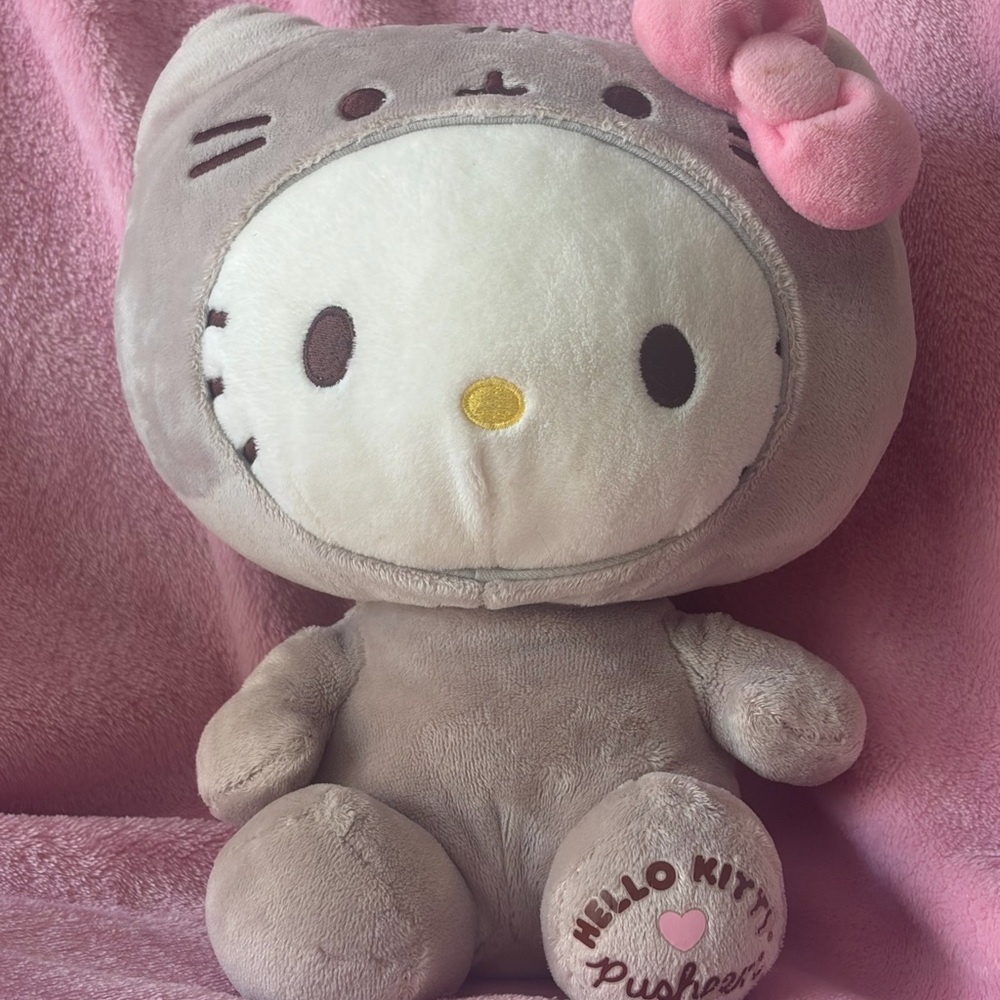Hello kitty x pusheen official plush 2021